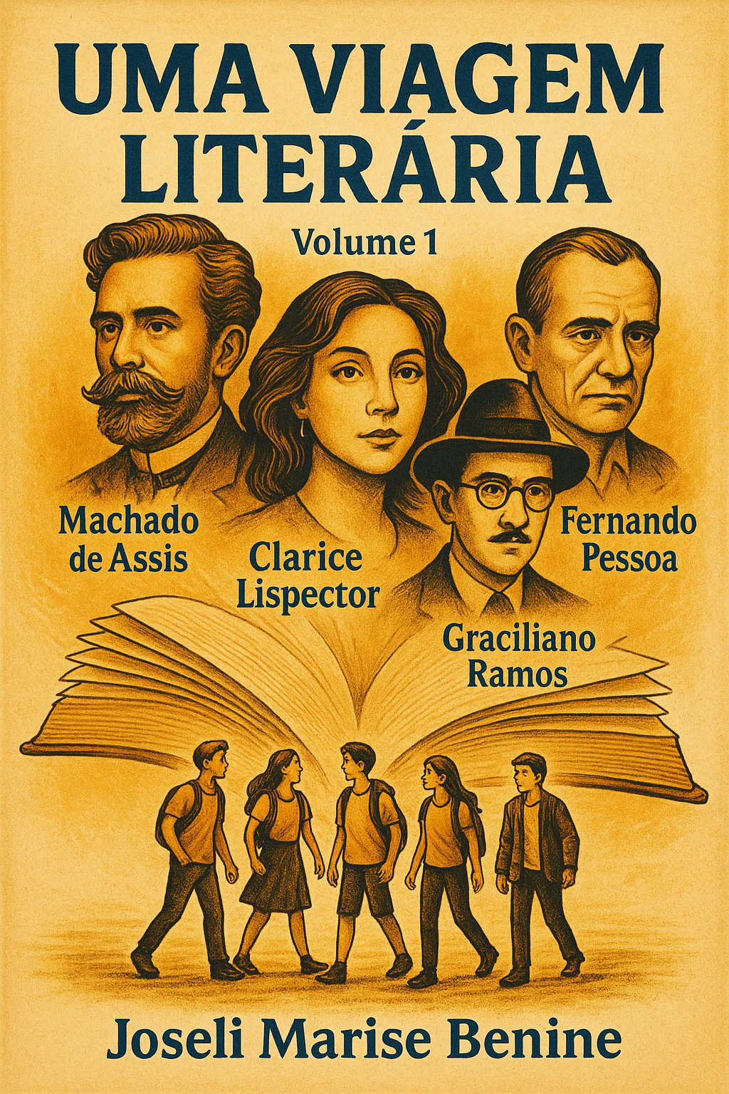 Capa do livro Uma viagem literária - vol. 1