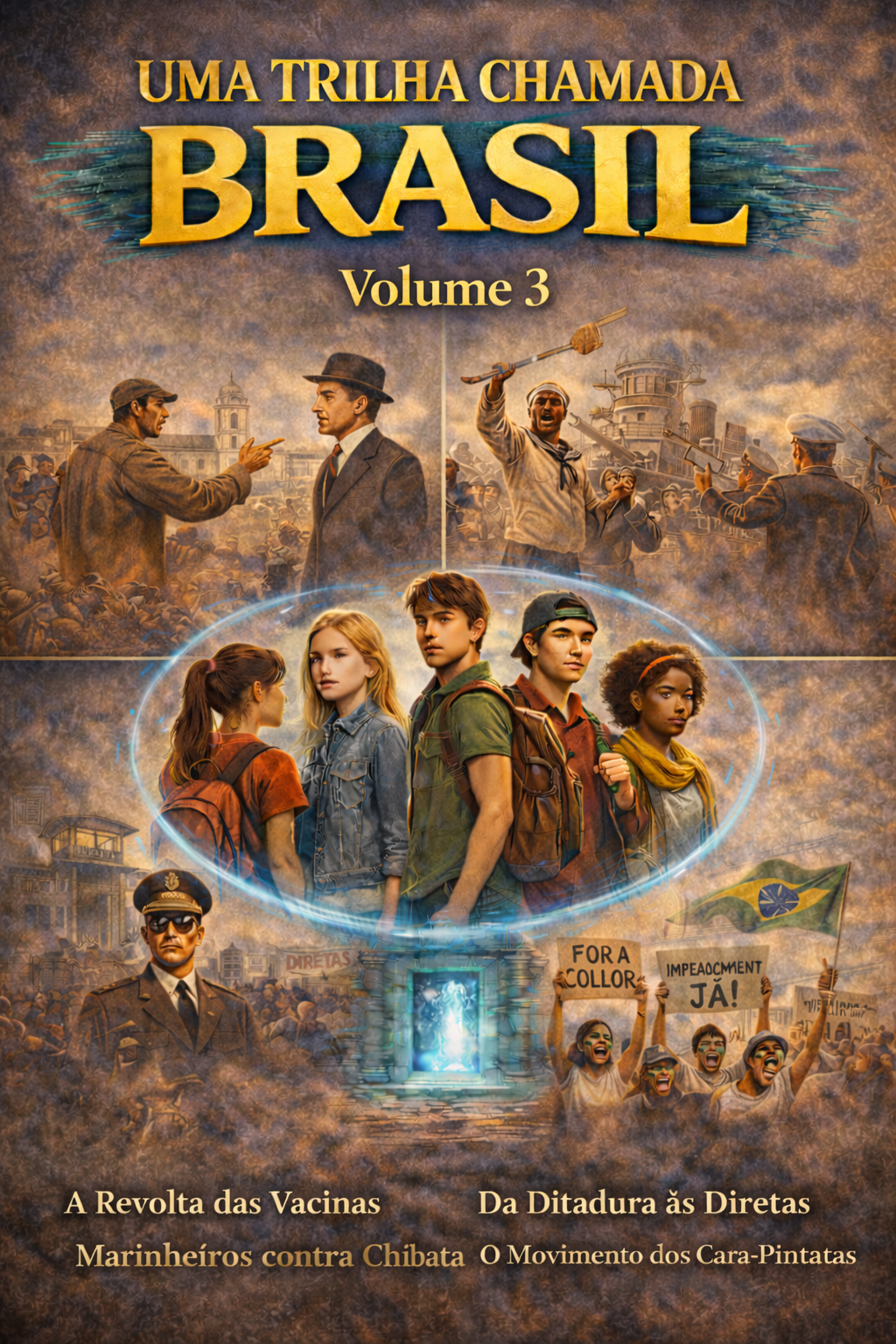 Capa do livro Uma trilha chamada Brasil - vol. 3